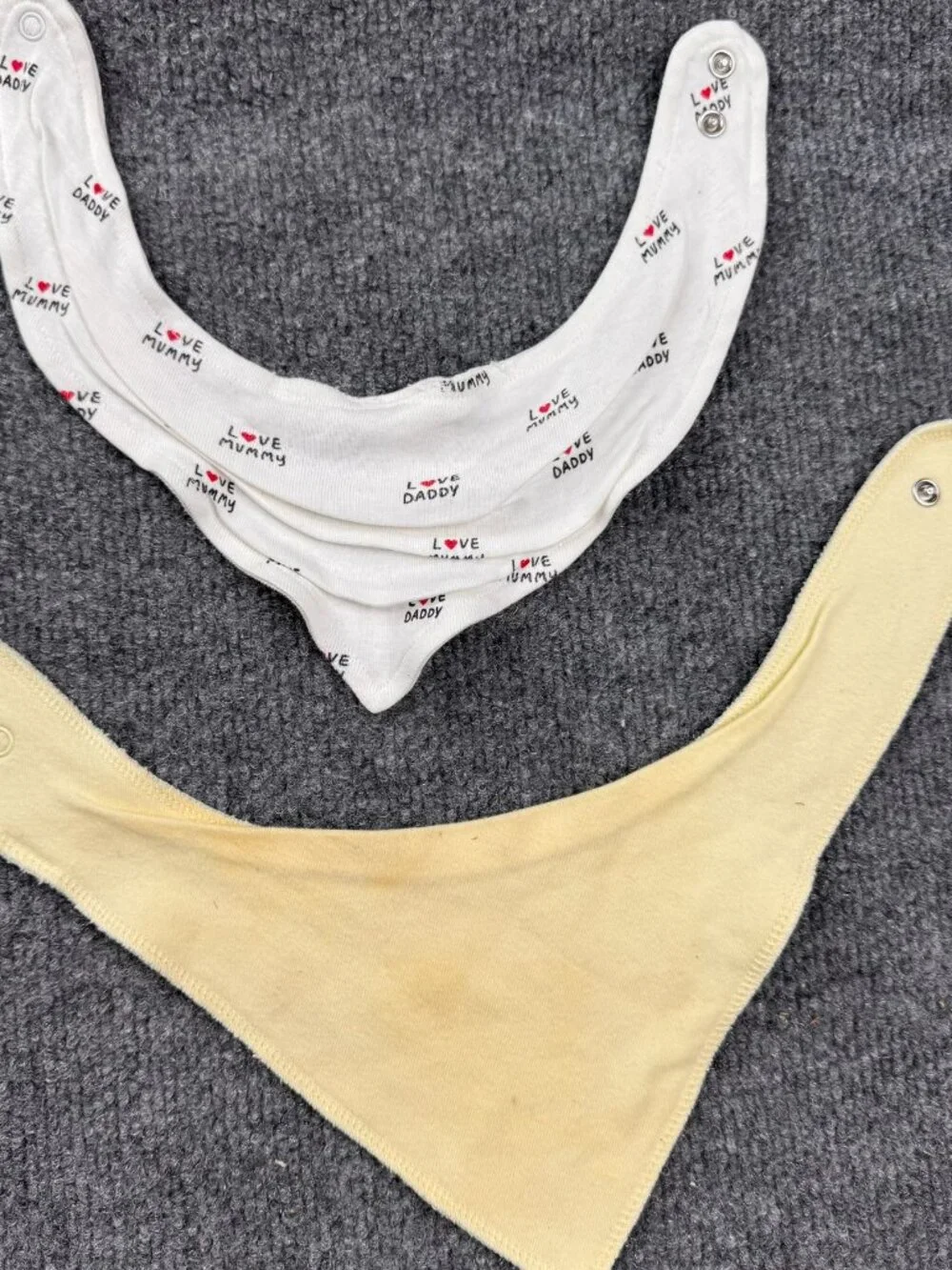 Lot of 4 Baby & Toddler Bandana Drool Bibs Snap Button KeaBabies Unisex